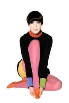 Peggy Moffit in MQ outfit