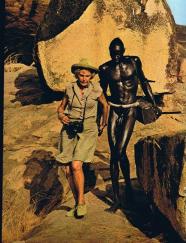Leni With A Nuba Man