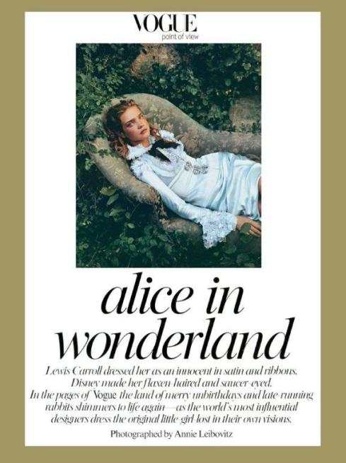 Alice in Wonderland by Annie Leibovitz