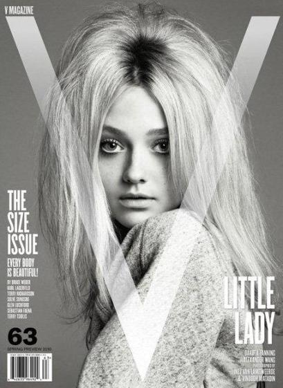 V magazine cover