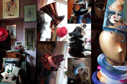 Anna Piaggi's collage for Stephen Jones