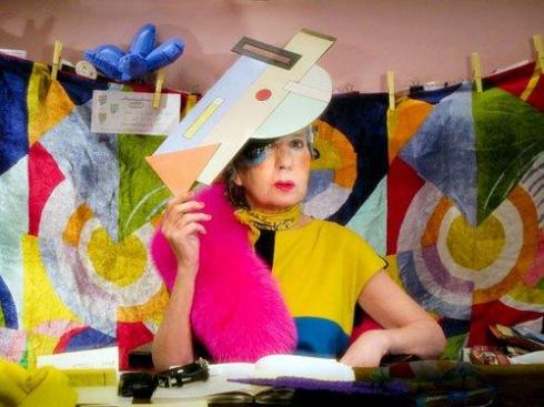 Anna Piaggi at work 2