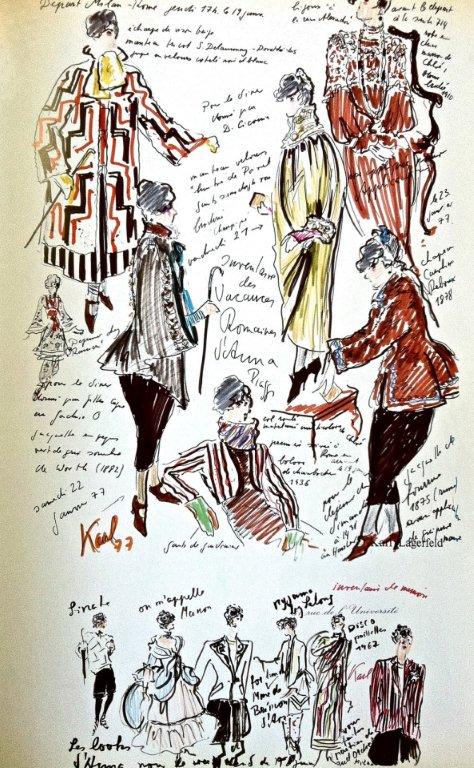 Karl Lagerfeld sketch 4