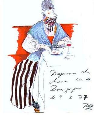 Karl Lagerfeld sketch 5