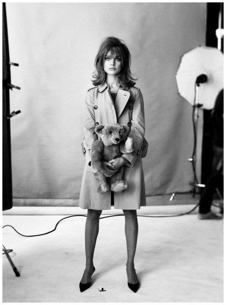 Natalia Vodianova as Jean Shrimpton Vogue US may 2009 by Steven Meisel