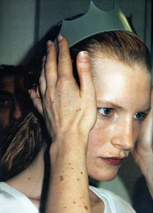 Helmut Lang backstage by Juergen Teller