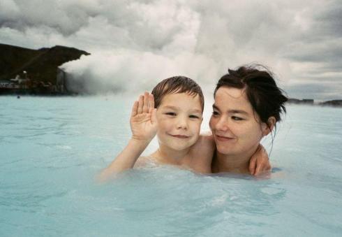 Björk & son
