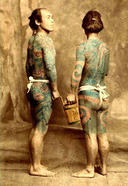 THE TATTOOED MEN of OLD JAPAN