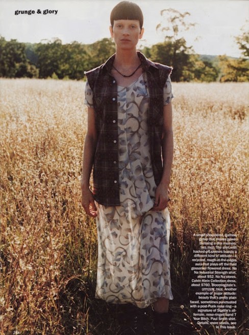 Grunge Vogue US December 1992 Steven Meisel 2