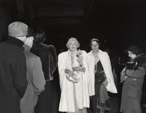 The Critic, 1943.  Mrs Cavanaugh and friend entering the opera.