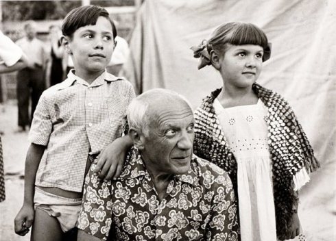 Claude, Pablo & Paloma Picasso