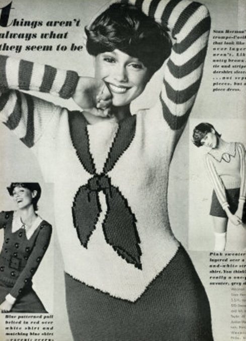 1970strompeloeilknitwear~1970-s-Trompeloeil-Knitwear-Posters