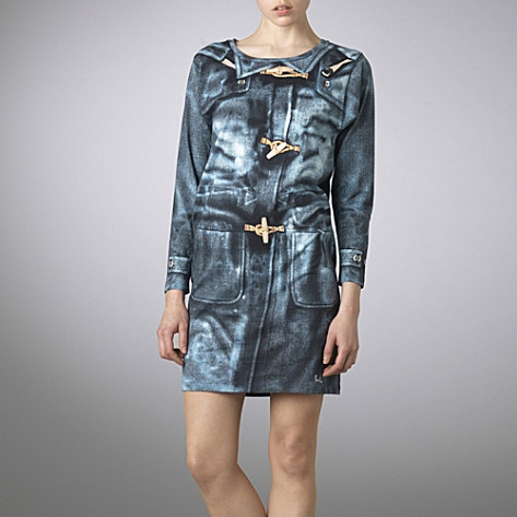 Paul Smith Duffle coat print tee dress
