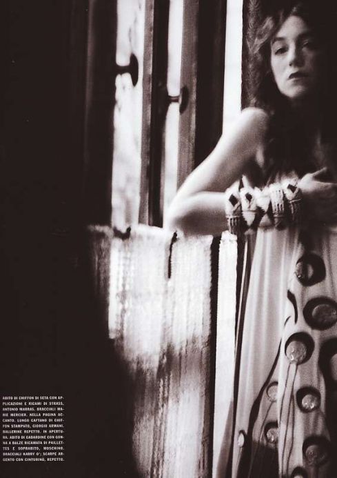 Charlotte Gainsbourg by Deborah Turbeville