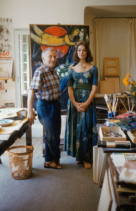  Mark Shaw Marc Chagall in Studio, 1955 2