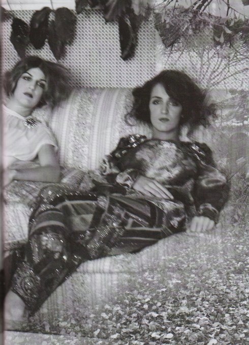 deborah turbeville 005 Corenlia and Bianca Brandolini D'adda- vogue italia