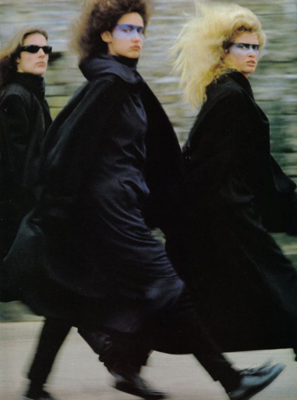 US Vogue 1983 Polly Mellen  Helmut Newton & Hans Feurer