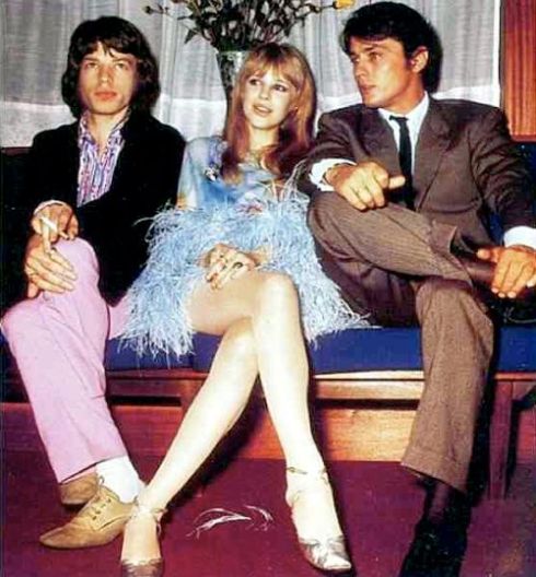 Jagger, Faithfull & Delon