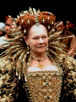 Dame Judi Dench as Queen Elizabeth I sheakspeare in love