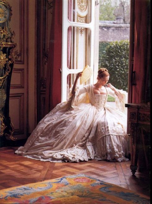 Tilda Swinton as Orlando photographed by Karl Lagerfeld for Vogue, July 1993