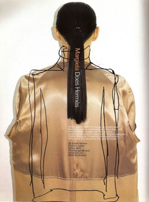 Martin Margiela for the House of Hermés Photographed and Illustrated by Mark Borthwick for Harper’s Bazaar June 1998