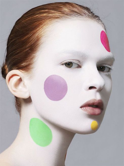 polka dots in make up