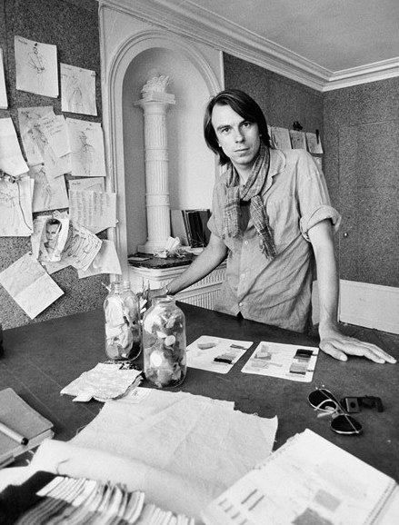 Thierry Mugler (born in 1948), French top designer, on August 26, 1976.