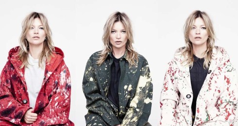 Kate Moss wearing Raf Simons & Sterling Ruby