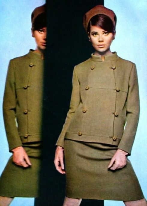 Colleen Corby in Pierre Balmain Marie Claire France September 1965