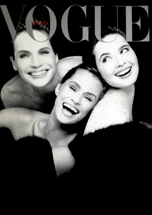 Veruschka, Isabella Rossellini Lauren Hutton by Steven Meisel 1988.