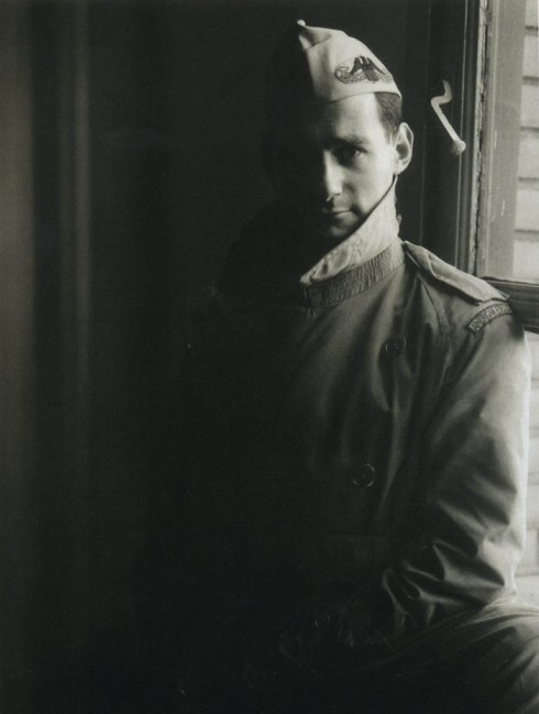 Photographer Irving Penn in his American Field Service uniform.