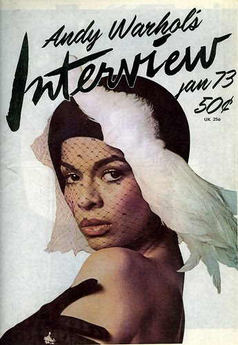 Bianca Jagger, cover Interview magazine