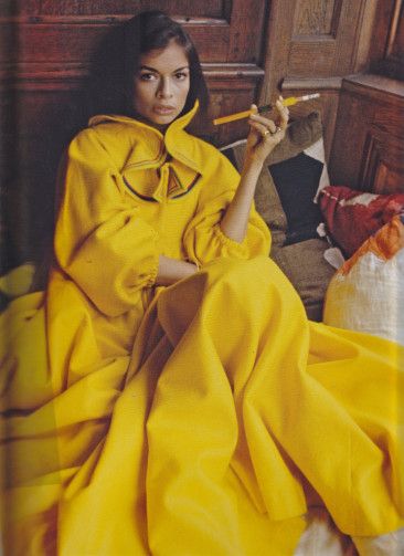 Bianca Jagger wearing Zandra Rhodes