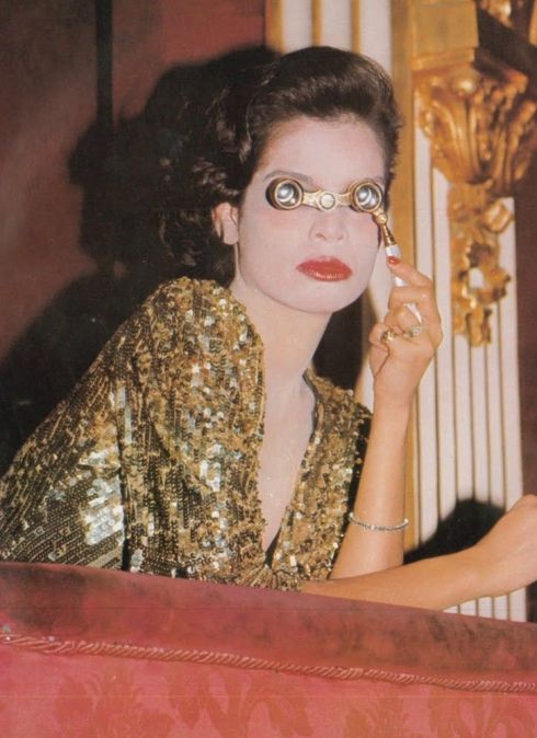 Bianca Jagger by Eric Boman for Vogue UK, March 1974.