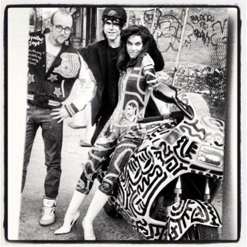 Keith Haring, Stephen Sprouse and Teri Toye.