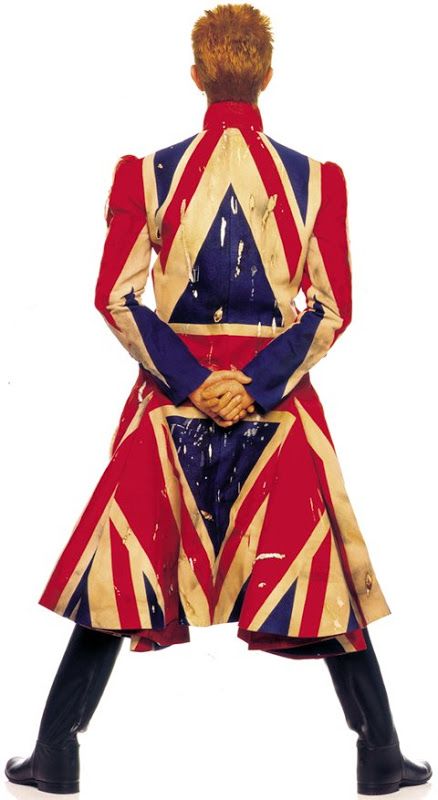 David Bowie wearing Alexander McQueen