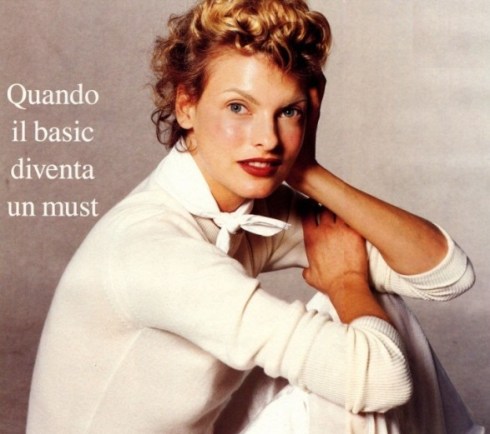 Linda Evangelista as Katharine Hepburn Ph. Steven Meisel for Vogue Italia