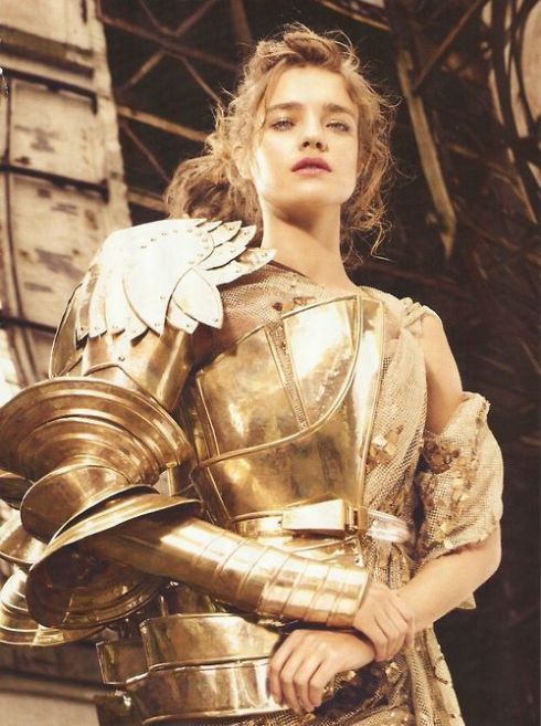 Natalia Vodianova in Christian Dior Haute Couture Fall 2006 by John Gallino