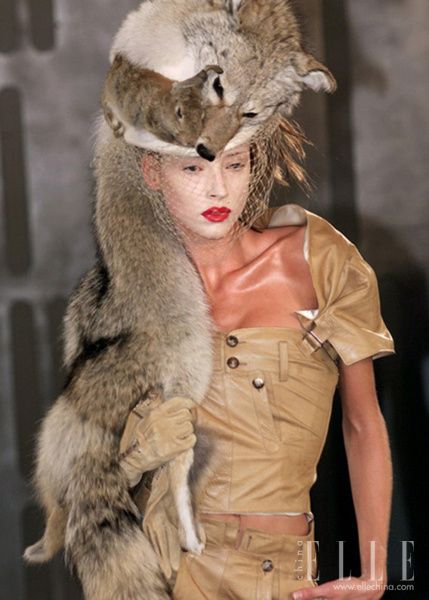 Stephen Jones for John Galliano, 1999