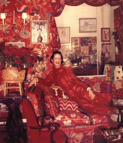 Diana Vreeland , caftan