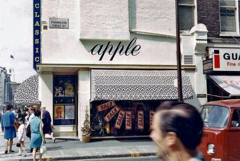 The Beatles' Apple Boutique (after The Fool's psychedelic murals were painted over