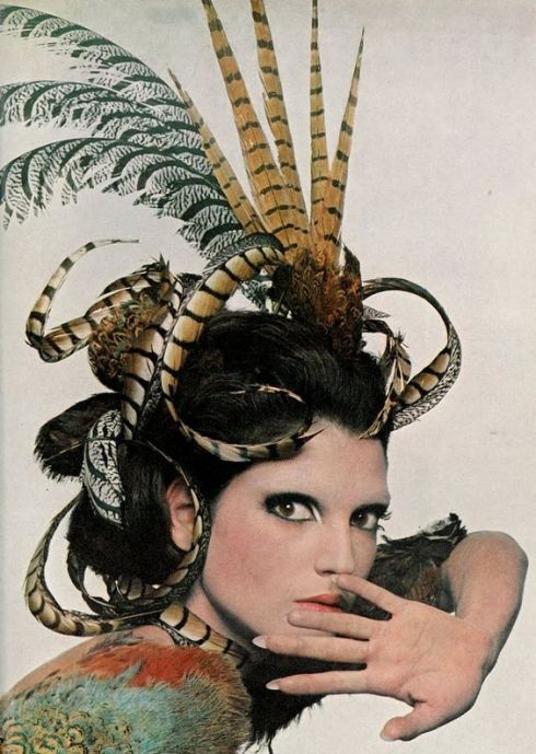 Vogue US, January 1965. Bert Stern. Benedetta Barzini.
